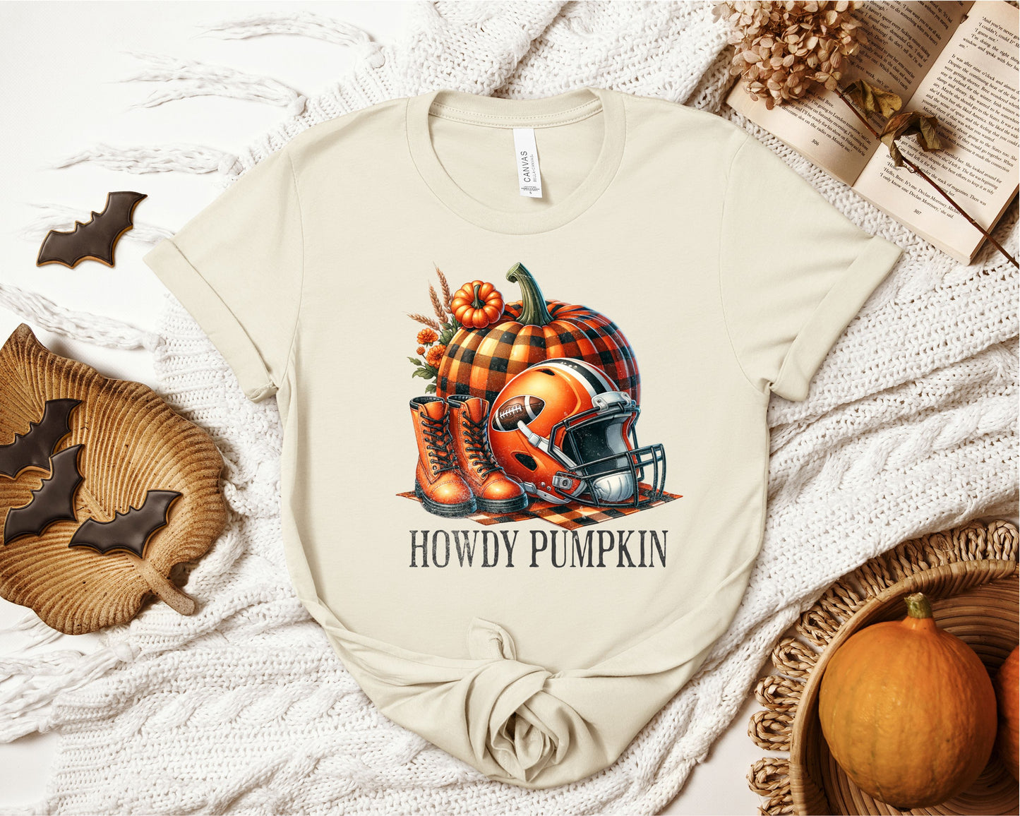 Howdy Pumpkin Bella+Canvas Tee