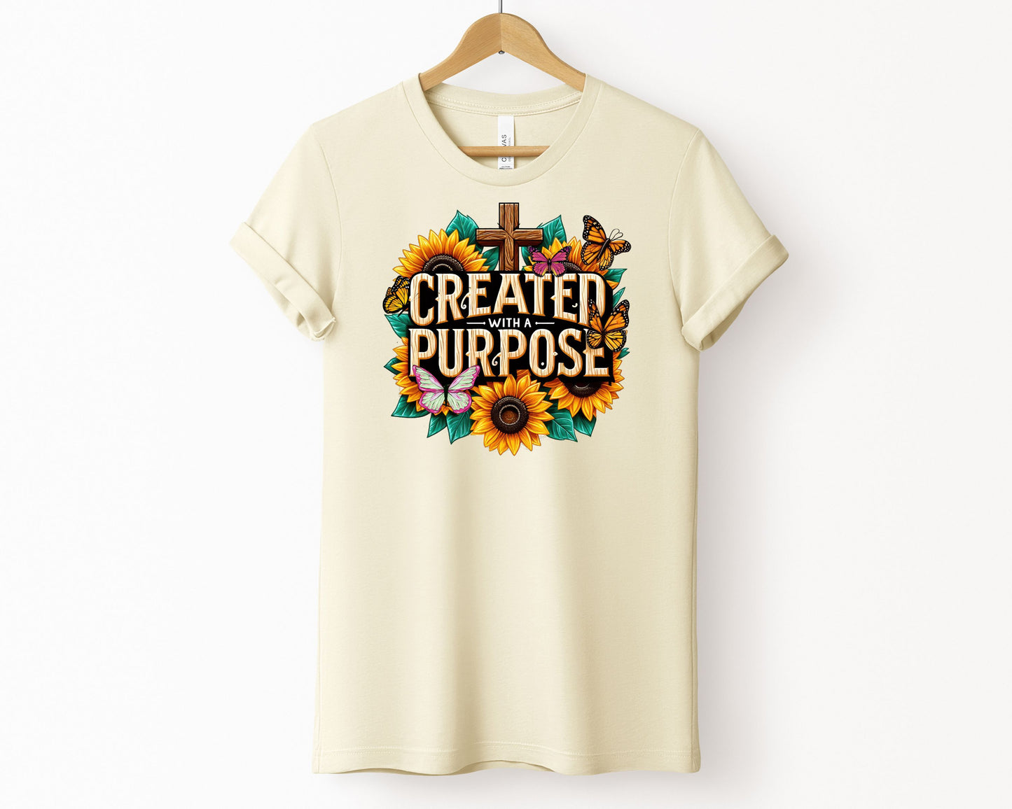 Created with Purpose Bella+Canvas Tee