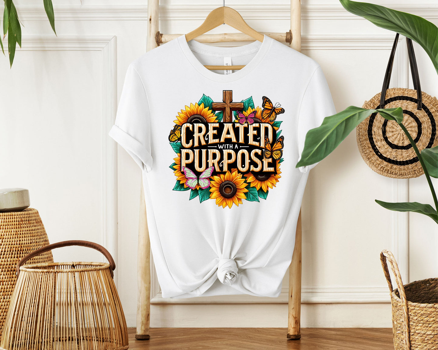 Created with Purpose Bella+Canvas Tee