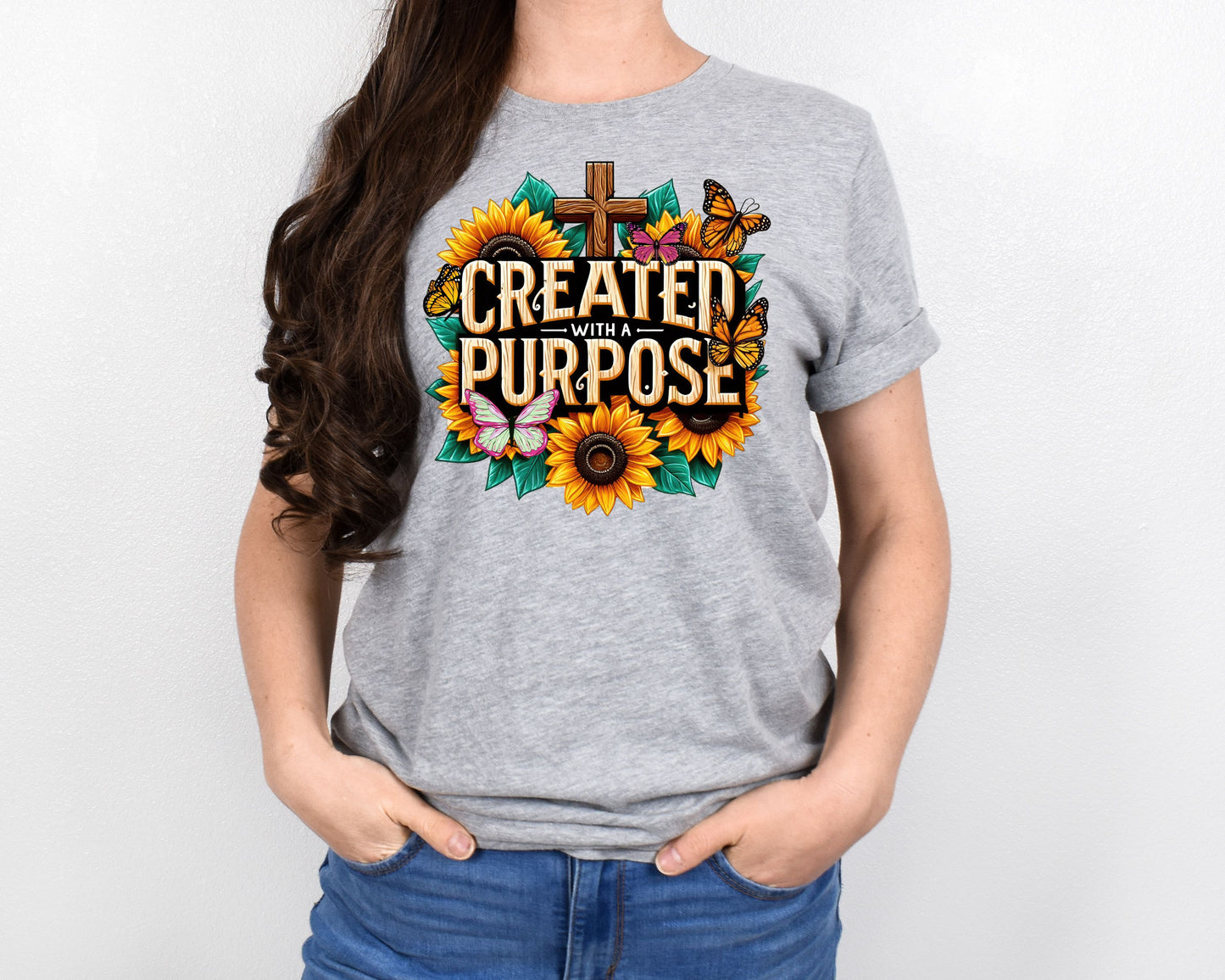 Created with Purpose Bella+Canvas Tee