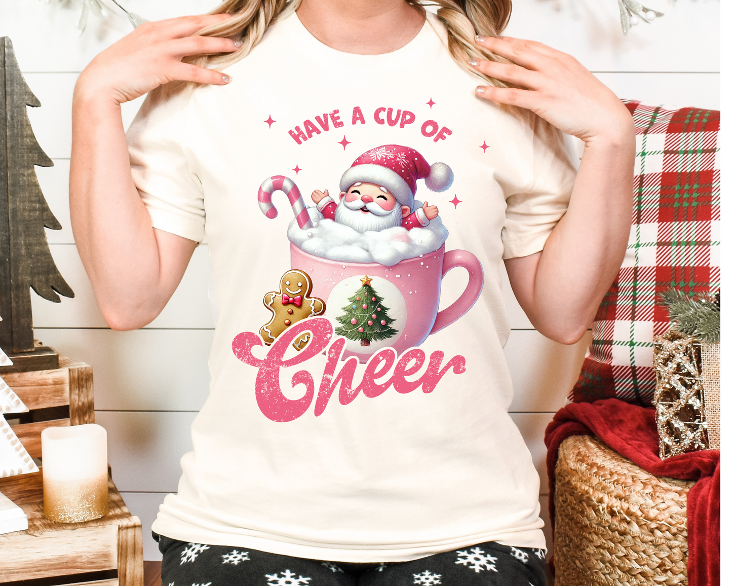 Make a Cup of Cheer Bella+Canvas Tee