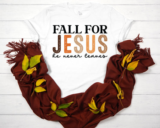 Fall For Jesus Bella+Canvas Tee