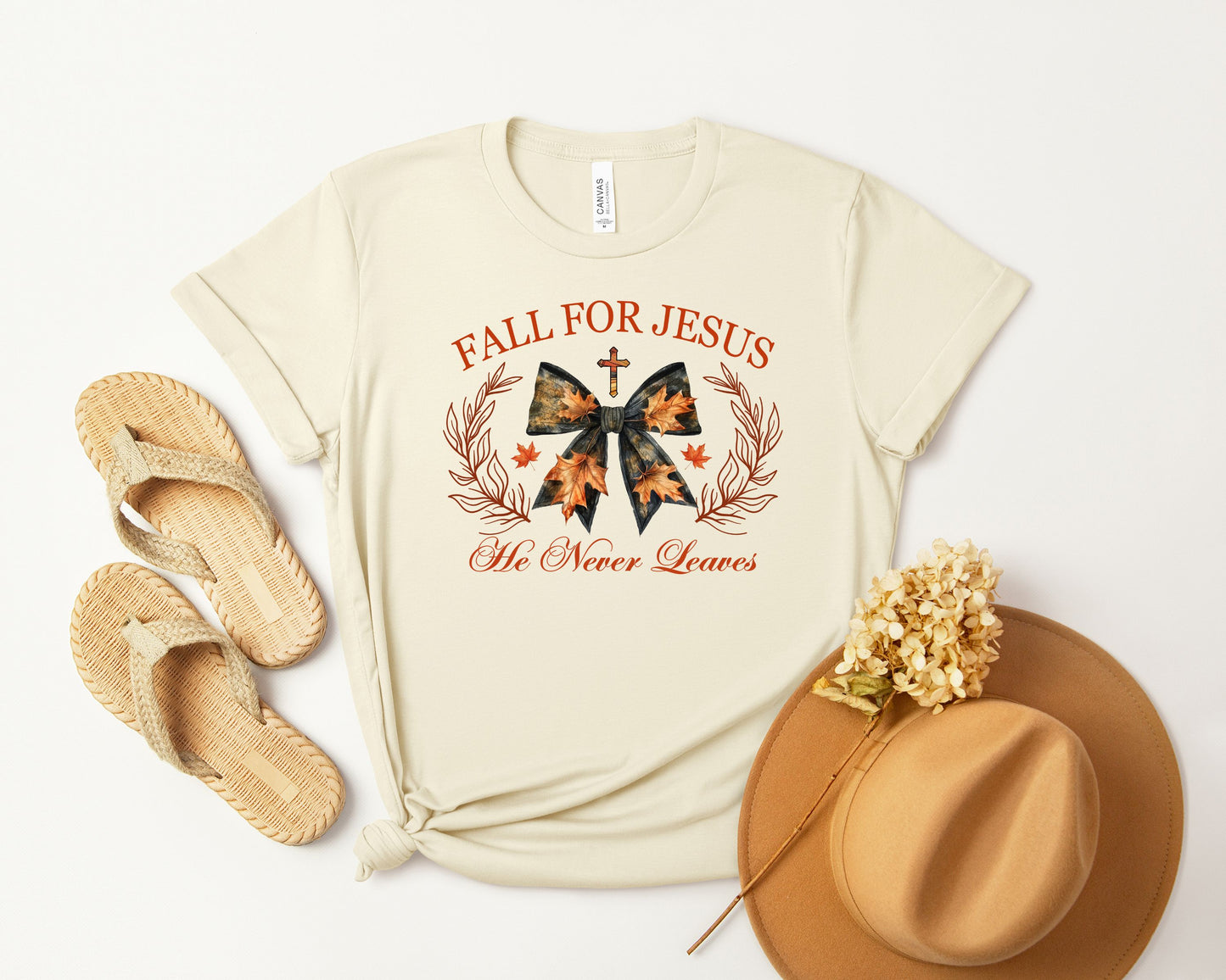 Fall for Jesus Bella+Canvas Tee