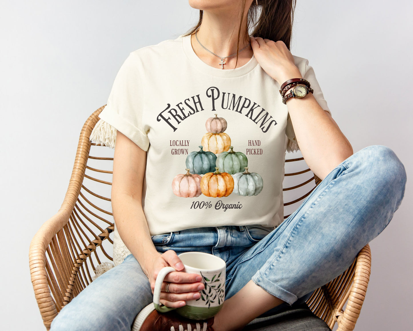 Fresh Pumpkins Bella+Canvas Tee