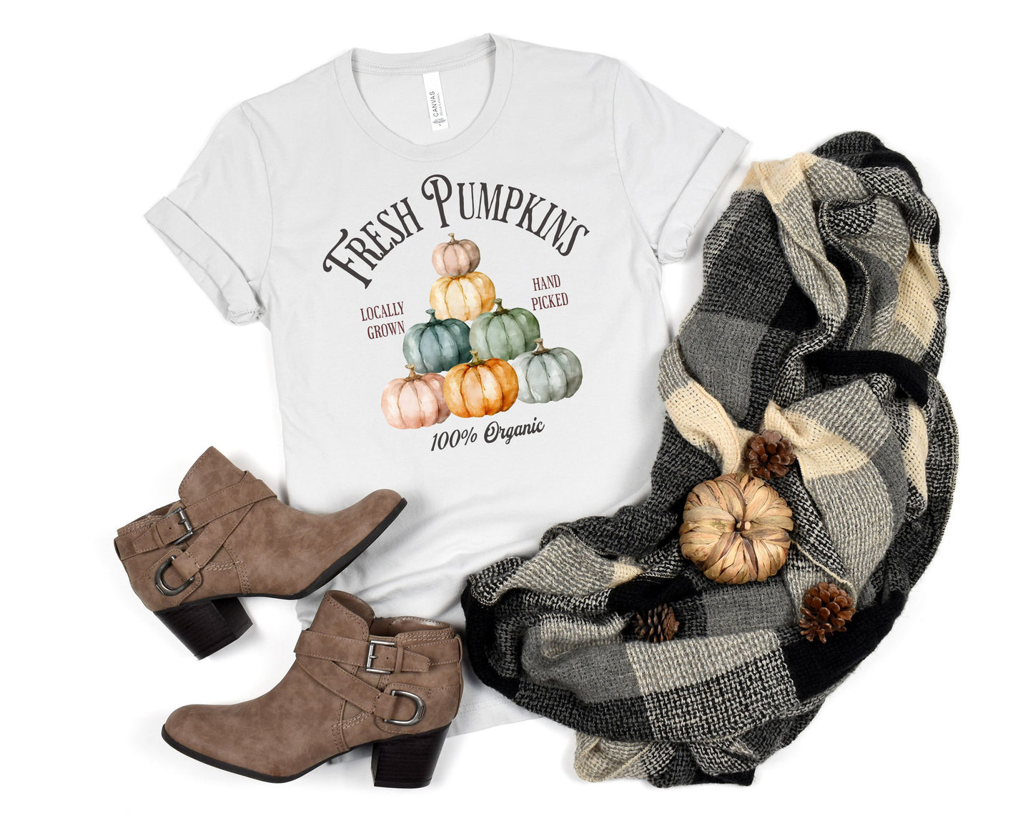 Fresh Pumpkins Bella+Canvas Tee