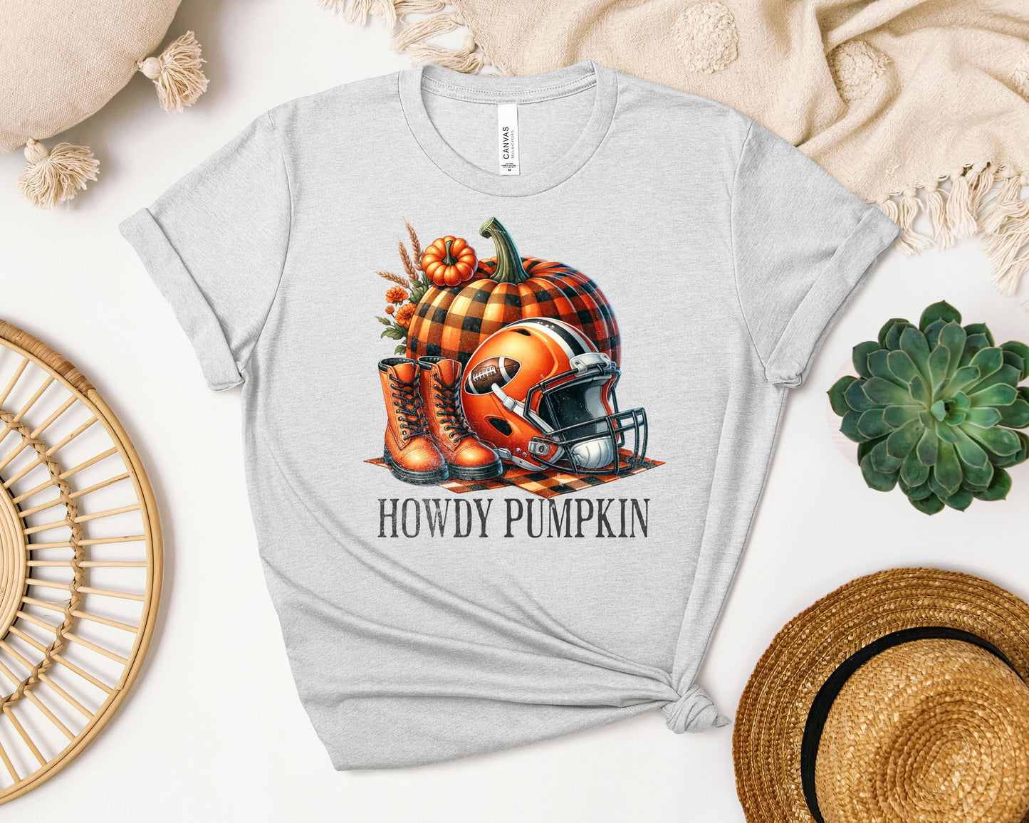 Howdy Pumpkin Bella+Canvas Tee