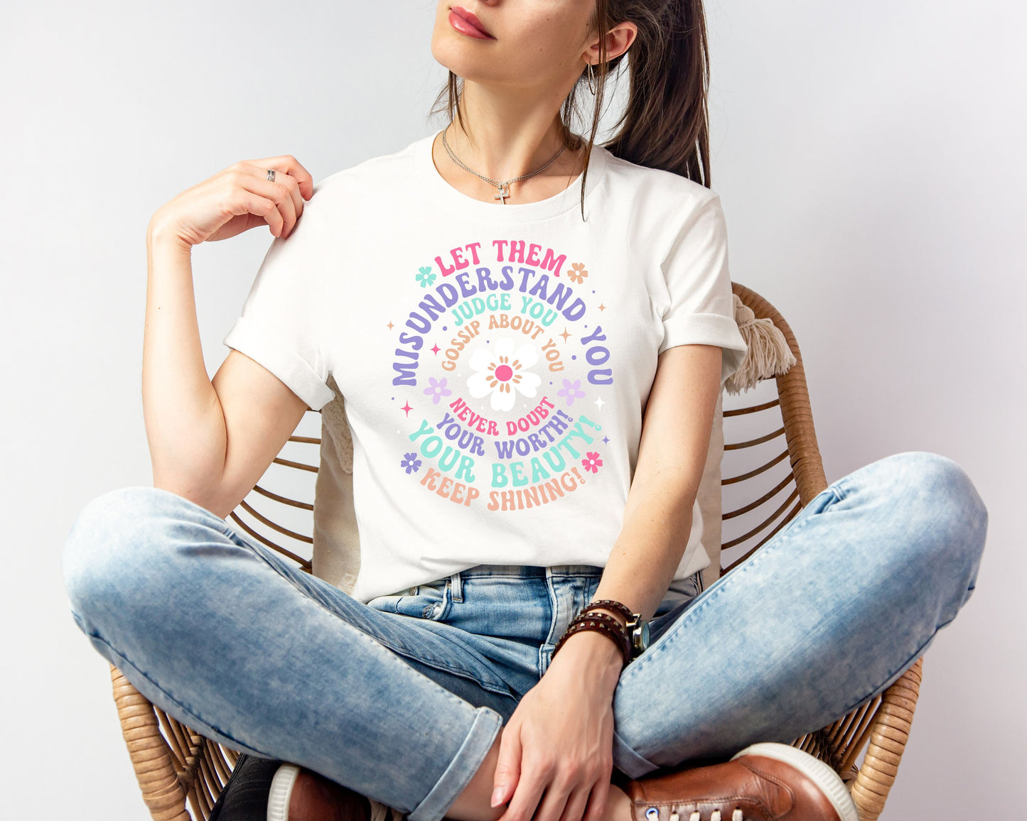 Let Them Bella+Canvas Tee