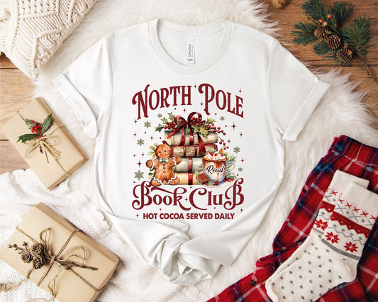 North Pole Book Club Bella+Canvas Tee (Copy)