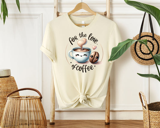 For the Love of Coffee Bella+Canvas Tee