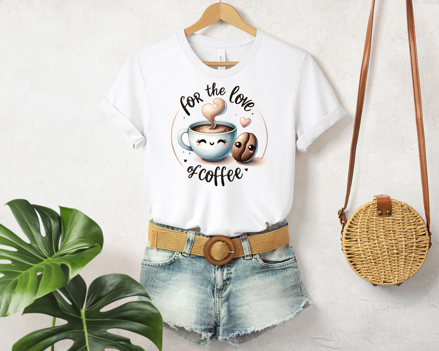 For the Love of Coffee Bella+Canvas Tee